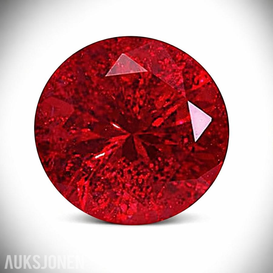 Vakker Rubin "Pigeon Blood" 2,50 CT med sertifikat
